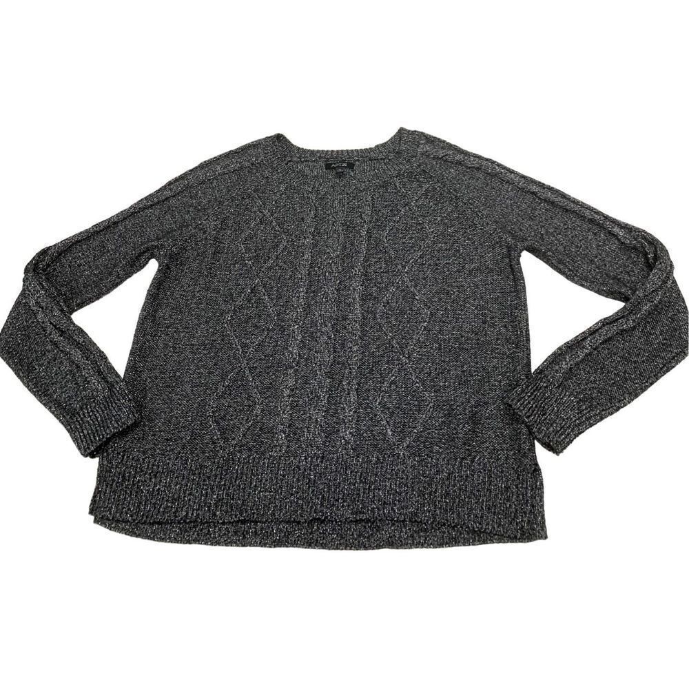 Metallic Silver Sweater